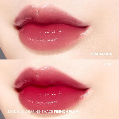 MERYTHOD] Reel-tattoo Water Tint Lip stain Watery Texture Ultra Long Lasting Smudge Proof Vivid Color looks Hydrating and Waterproof Formula (05 French Plum)