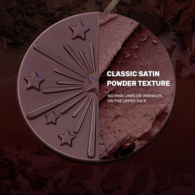 Color Changing Black Cream Blush, Embossed Miracle Balm Blush for Cheek & Eyes & Lips, Multi Glow Face Balm with a Puff, Hydrating, Creamy, Lightweight & Blendable Color, for Dewy Radiant Finish