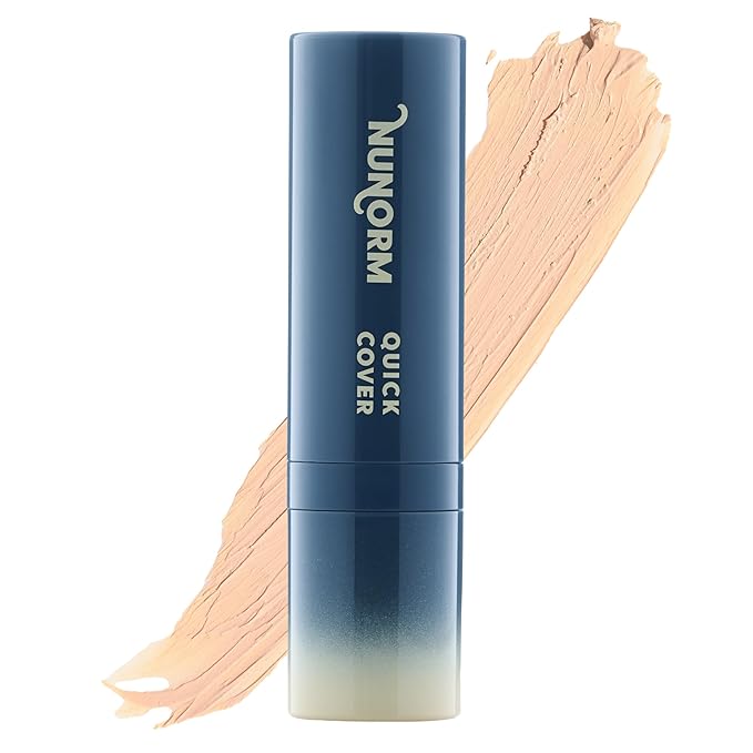 Quick Cover Stick | Lightweight Foundation + Concealer For Men's Skin | Face + Body | 17 Shades | Instantly Covers Blemishes | Natural Matte Finish | Cruelty-Free + Vegan | Portable (Stone)