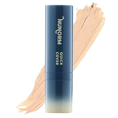 Quick Cover Stick | Lightweight Foundation + Concealer For Men's Skin | Face + Body | 17 Shades | Instantly Covers Blemishes | Natural Matte Finish | Cruelty-Free + Vegan | Portable (Stone)