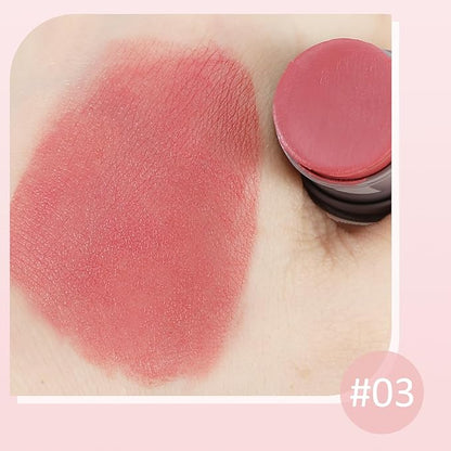 Boobeen Cream Blush Stick, Double-head, Lightweight Long-lasting Color Natural Blush Makeup Stick, Multi Face Blush for Cheek, Lip and Eye, Dewy Finish for All Skin Tones