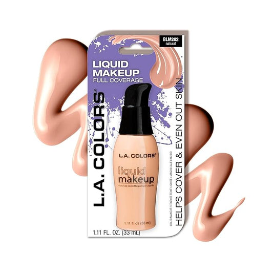 L.A. COLORS Liquid Makeup, Natural - Carded CBLM282A