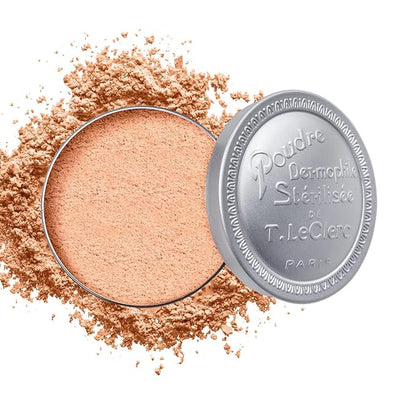 T. LeClerc Loose Facial Powder - Face Makeup Setting Powder Longwear, Blendable Mineral Minimizes Pores & Perfects Skin Tones Blurs Fine Lines Foundation, Concealer, Smoothes, Mattifies (Chair Rosee)