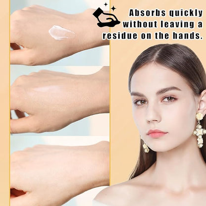 2PCS Color Changing Liquid Foundation Makeup,Flawless Full Coverage Foundation with Makeup Brush and Sponge,Non-greasy Long Lasting Moisturizing SPF50 PA+++ Face Sunscreen for Women（A)