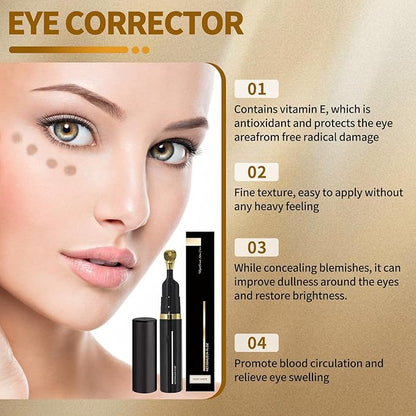 Luminous Eye Corrector SPF 41，Drtmology Luminous Eye Corrector Spf 41，Under Eye Color Corrector for Dark Circles, Anti-Aging Tinted Eye Cream,Hydrating Eye Serum(NATURAL COLOR, A)