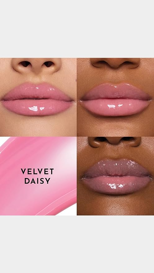 Women's Forget The Filler Lip Plumper Line Gloss, Velvet Daisy, Pink, 0.11 Ounce