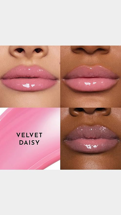 Women's Forget The Filler Lip Plumper Line Gloss, Velvet Daisy, Pink, 0.11 Ounce