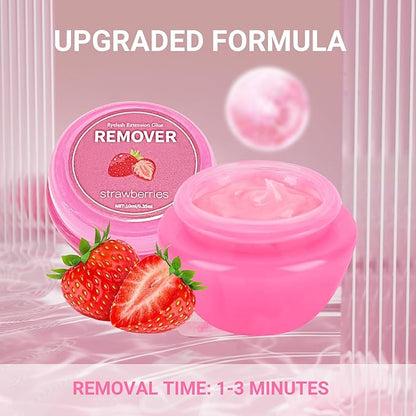 Eyelash Extension Remover - 10g Eyelash Glue Remover for Lash Extensions, Professional Salon Lash Glue Remover Low Irritation for Sensitive Skin