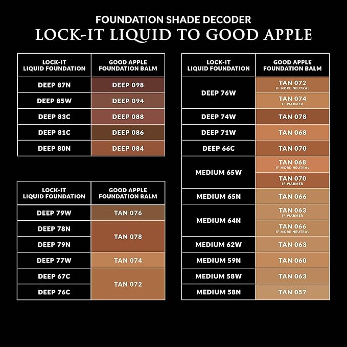 Good Apple Lightweight Full-Coverage Cream Foundation Balm Light 004