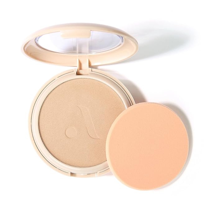 Absolute New York MFVF01 Fair Light Neutral Velvet Focus Powder Foundation | Talc-Free, 12H Long-Lasting, Lightweight