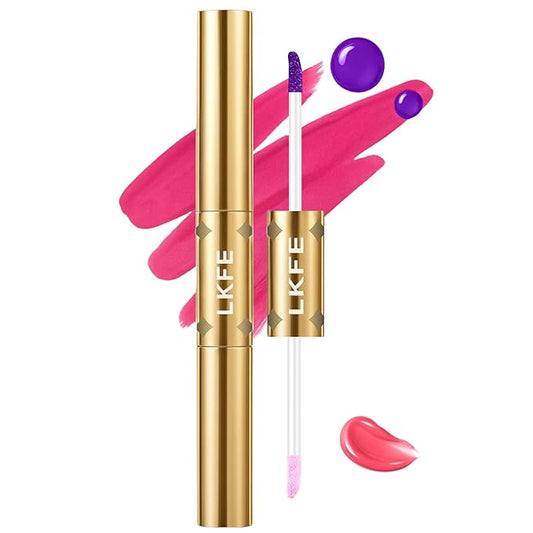 Lip Liner Stain, Long Lasting Peel Off Lip Stain, Waterproof & Transfer-Proof Matte Lip Tattoo, Easy to Use & Natural Finish (Dried Rose)