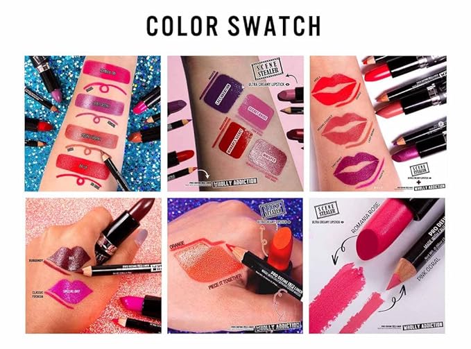 LA7 Wholly Addiction Pro Define Lip Liner, Beauty Wholly Addiction Pro Define Lip Liner - Pink Coral