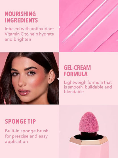 SHEGLAM Color Bloom Liquid Blush Makeup for Cheeks Matte Finish - On Point