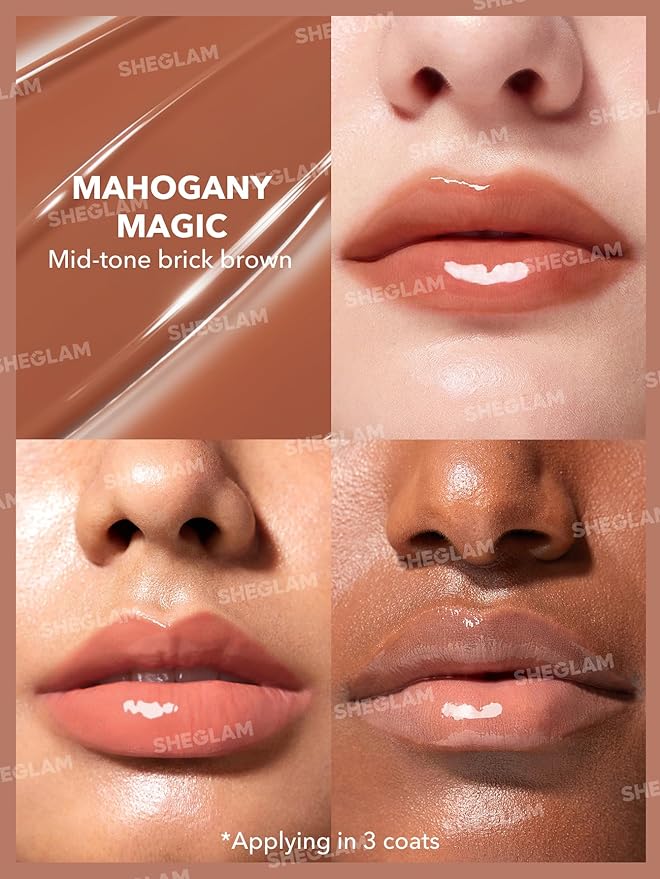 SHEGLAM PoutPerfect Moisturizing Solid Lip Gloss Lipstick - Mahogany Magic