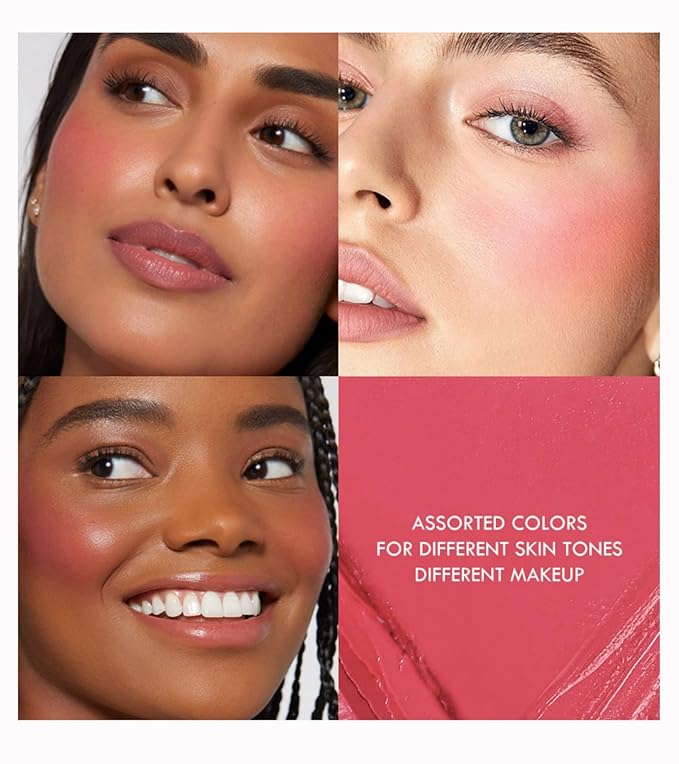 MAEPEOR Cream Blush 9 Color High-Pigmented Smooth Buildable Face Blush Long-Lasting Natural Look Blusher (Color 01)