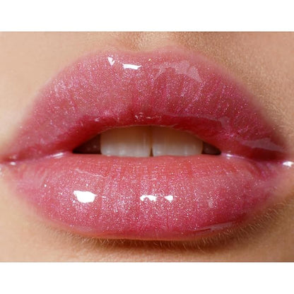 Hydrating Lip Glow Oil - (Clear Pinky), Plumping Lip Gloss, Moisturizing Lip Oil Gloss, Transparent Moisturizing Lip Balm, Natural Lip Plumper, Lip Plumper Gloss