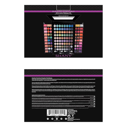 SHANY Elevated Essentials Makeup Set - All-in-One Makeup Kit with 72 Eyeshadows, 28 Lip Colors, 18 Gel Eyeliners, 10 Blushes, 1 Eye Primer, and 1 Cream Concealer