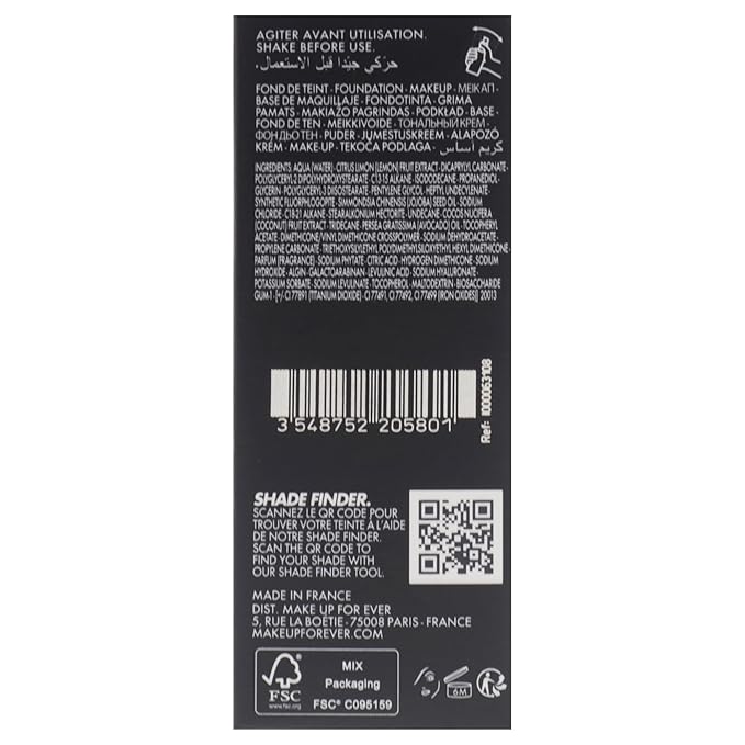 HD Skin Hydra Glow - 1Y08 Warm Porcelain by Make Up For Ever for Women - 1 oz Foundation