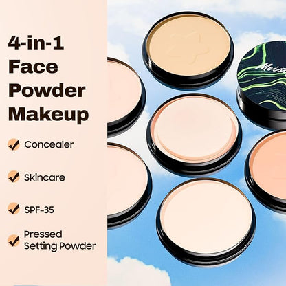 Face Setting Powder, Smooths Complexion & Controls Shine, Weightless, Blurring, Creates Soft Focus Effect, Even Skin Tone for All Skin Types, Natural