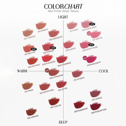 Objet Lip Stain (Unique Paint Tube Design) – Velvet Matte Tint, Long-Lasting Waterproof Lipstick, Hydrating Korean Makeup, Red & Rose Gloss, K-Beauty Tinted Lipstain (17 SOFTIE)