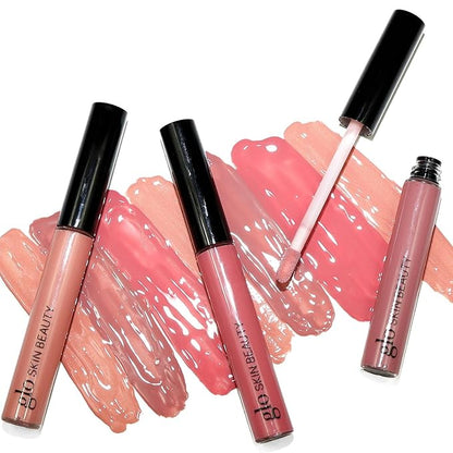 Glo Skin Beauty Lip Gloss | Color and Shine with Lip Nourishing Ingredients, without Stickiness, (Cupcake)