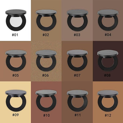 Flawless Pressed Powder, Setting Powder Makeup, Longwear Face Powder Foundation, Smooth Complexion, Portable Compact Long-Lasting Matte Finish 06