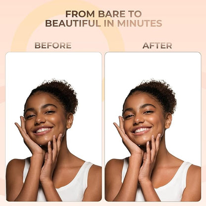 COCOA FOUNDATION Mineral Makeup (20 gram Size Jar) Matte Loose Powder Bare Face Cosmetics Full Coverage Long Lasting All Skin Types SPF 18