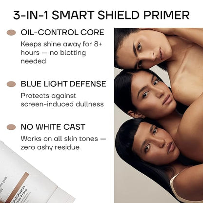 Hydrating Face Primer, lightweight makeup base, improves skin texture, suitable for all skin types, long-lasting and nourishing, paraben-free.