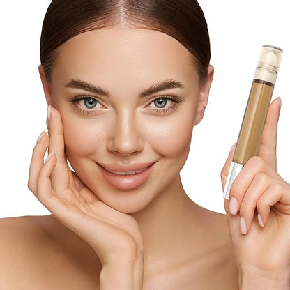 Boobeen Dual Ended Liquid Concealer Stick for Women, Natural Eye Concealer for Dark Circles，Long Lasting Foundation With Full Coverage Makeup