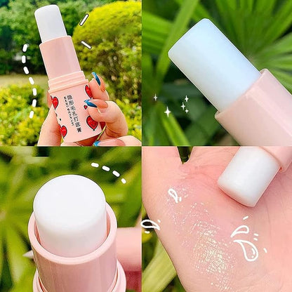 Magical Pore Eraser Waterproof Face Primer Stick - Matte Priming Makeup Blur Stick Invisible Pore Eraser Stick (Natural, 2PCS)