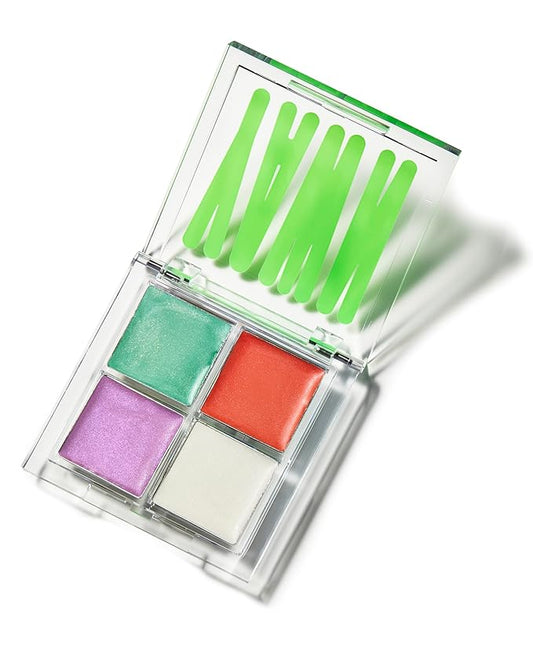 YAWN Non-Toxic Lip + Cheek Palette for Kids & Teens | For Lips, Blush & Highlighter | Shimmery, Vegan & Cruelty-Free | Free from Parabens, Sulfates, Phthalates & More | Made in USA