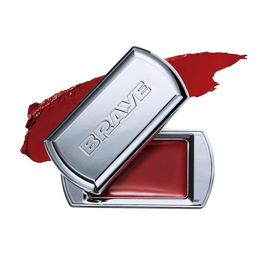 BRAYE LIPSLEEK | Lip Balm, Blush for Cheeks & Lips, Korean Makeup Blush, Cool Lip and Cheek Balm, Vegan Makeup, Lightweight w/Blendable & Buildable, Natural Look 01 ARDOR 0.08oz