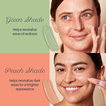 Winky Lux Peeper Perfect Under Eye Concealer (Light) and Winky Lux Peeper Correct Green Color Corrector