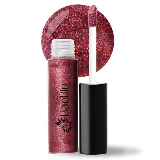 Organic Vegan Lip Gloss, 100% Natural Non-Toxic Moisturizing Ingredients, Hibiscus