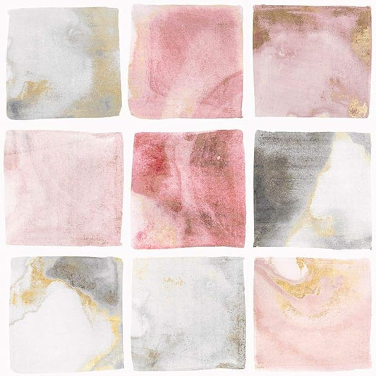 Posterazzi Collection Blush Squares II Poster Print by Isabelle Z (24 x 24)