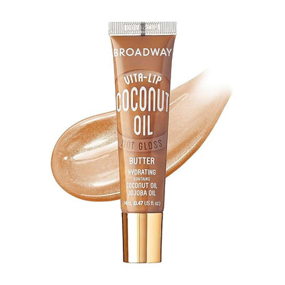 Ruby Kisses Broadway Vita-Lip Tinted Lip Gloss (6 Pack) Ultra-Hydrating & Soothing Formula with Vitamins, High-Shine Non-Sticky Lip Balm with Rosehip, Coconut, Jojoba Oil in 3 Pink & 3 Brown Shades