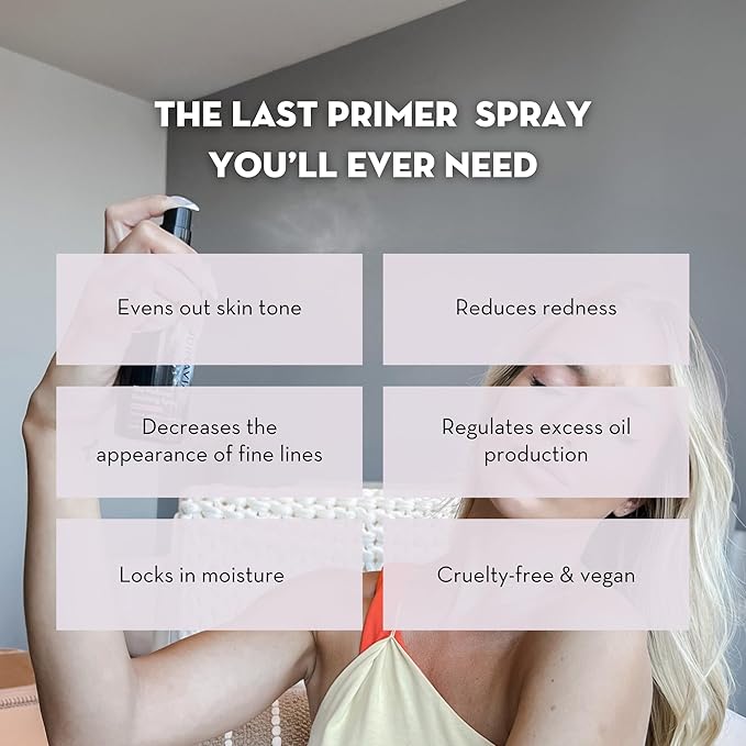 Skindinavia Makeup Primer + Makeup Finishing Spray Bridal | Hydrating Spray, Pore Minimizing Primer Mist | Long Lasting, Sweat Resistant & Waterproof Fine Mist Matte Setting Spray, (2 x 4 Fl. Oz.)