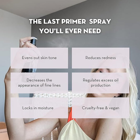 Skindinavia Makeup Primer + Makeup Finishing Spray Bridal | Hydrating Spray, Pore Minimizing Primer Mist | Long Lasting, Sweat Resistant & Waterproof Fine Mist Matte Setting Spray, (2 x 4 Fl. Oz.)