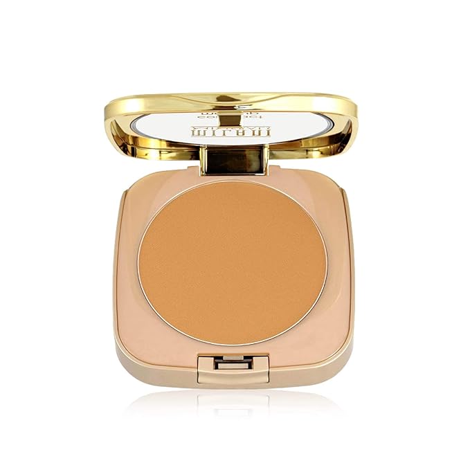 Milani Mineral Compact Makeup - Medium (0.3 Ounce) Vegan, Cruelty-Free Mineral Face Powder with Full Coverage to Conceal Imperfections