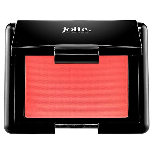 Jolie Blush Perfect Pressed Cheek Color, Highly Pigmented Long-Lasting Intense Color, Picture Perfect Finish, (Malibu)