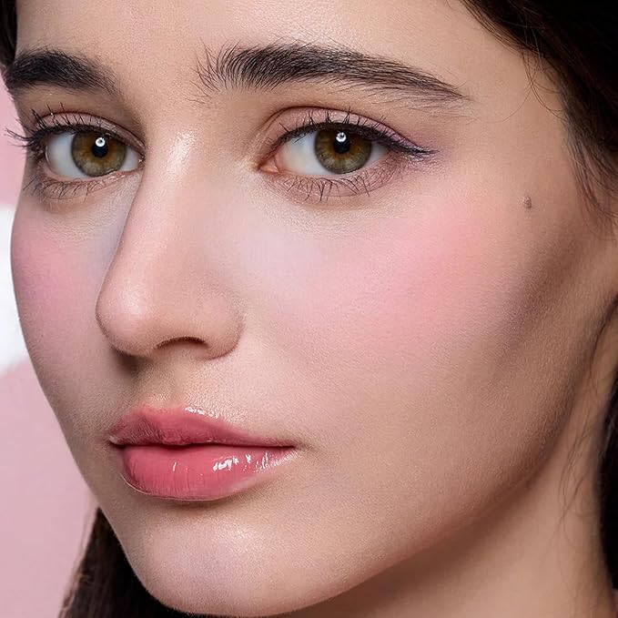 Flower Knows Butterfly Cloud Collar Rouge Box Highlighting & Blush Duo Powder 04 Seaborne Moon+Butterfly Cloud Collar Angled Powder Brush Pearly Moonlight