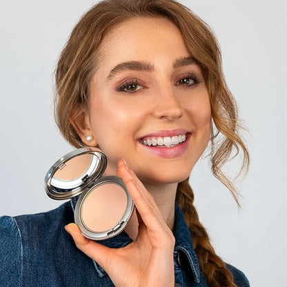 ARTDECO Hydra Mineral Compact Foundation - fresh beige N°70 - Hydrating loose powder compact for a soft matte finish - good coverage without a mask-like effect - refillable - makeup - 0.35 Oz