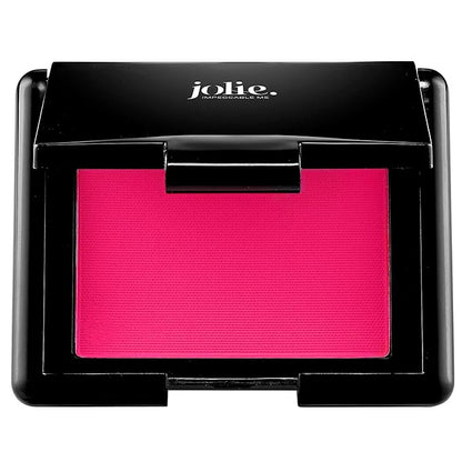 Jolie Blush Perfect Pressed Cheek Color, Highly Pigmented Long-Lasting Intense Color, Picture Perfect Finish, (Super Fuchsia)