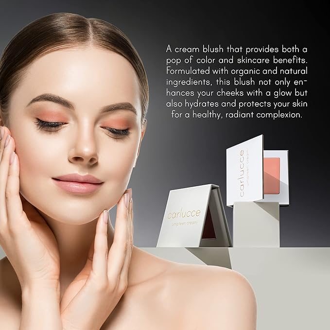 Carlucce Umpteen 3-in-1 Vegan Multi-Use Cream Color Palette - Unfazed - Makeup & Skincare in One, High Pigment Formula for Lips, Cheeks & Eye Base