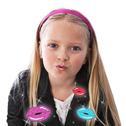 GirlZone Rainbow Fruity Lip Gloss Makeup Set for Kids and Girls, Fabulous Lip Balm Set for Kids with 6 Fruit Scented Lip Gloss, Lovely Gift Idea