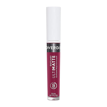 COVERGIRL Outlast Ultimatte One Step Liquid Lip Color, No Wine-ing, No Wine-Ing, 0.12 Fl Ounce