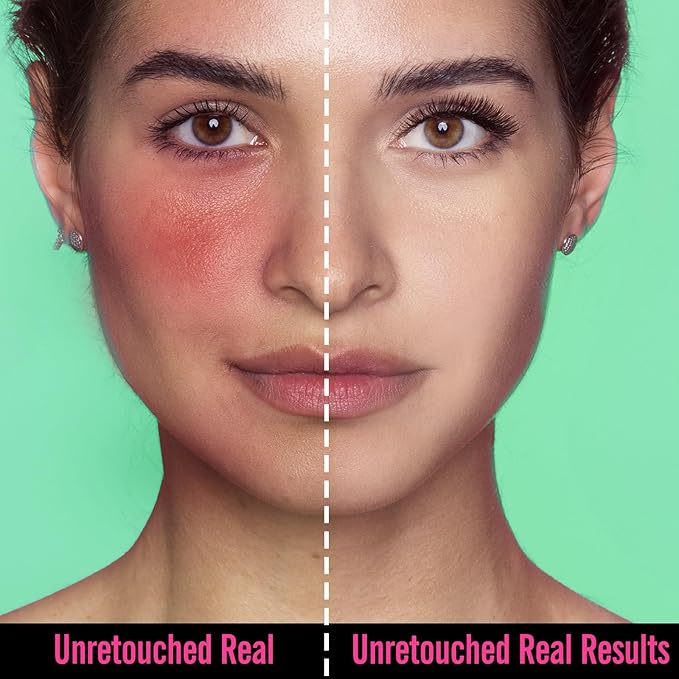 Cream Blush for Cheeks, Face Makeup, Hydrating, Lightweight, Blendable Color Vegan & Cica Tiger Grass Color Correcting Treatment Reduces Redness, Long-Wearing Coverage