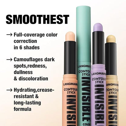 2 in 1 highlighter stick makeup Face Shaping Contouring Stick Natural Coverage Brightening Lightweight Moisturizing Long Lasting Waterproof # 01