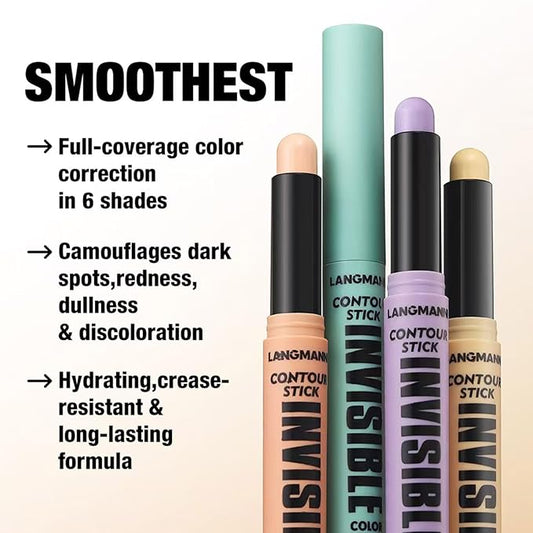 2 in 1 highlighter stick makeup Face Shaping Contouring Stick Natural Coverage Brightening Lightweight Moisturizing Long Lasting Waterproof # 01