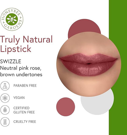 Honeybee Gardens Lip Liner + Lipstick Bundle, Zen & Swizzle